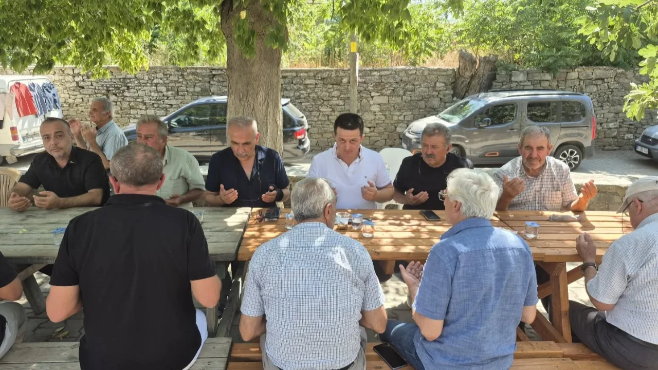 Yolağzı Köyü’nde yangın sonrası şükür ve yağmur duası