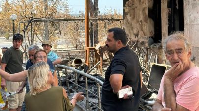 Başkan Fırat'tan Güzelyalı’da yangın mağdurlarına destek çağrısı