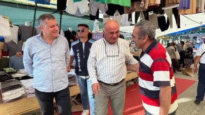 Çardak Panayırı’nda Esnafa Moral Ziyareti