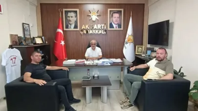Başkan Göktük ziyaretçilerini ağırladı