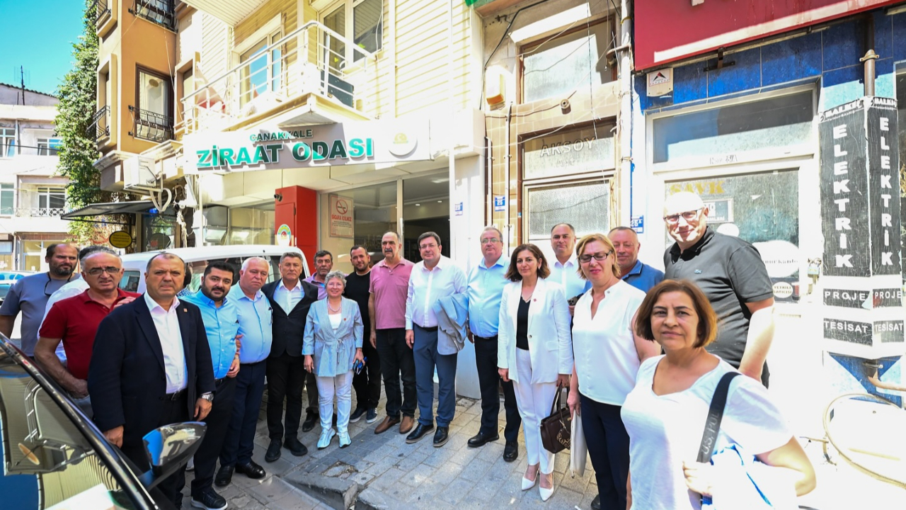 CHP heyeti Çanakkale’de kurum ve meslek örgütlerini ziyaret etti