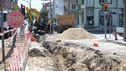 Çanakkale'de altyapı çalışmaları devam ediyor