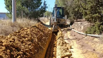 Bozcaada’da Su Hattı Yenileniyor: 900 Metrelik Çalışma
