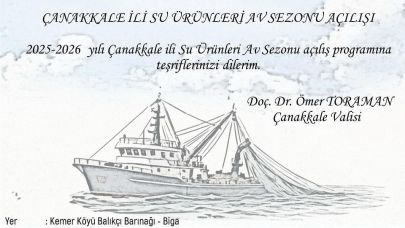Çanakkale’de 2025-2026 su ürünleri av sezonu açılıyor
