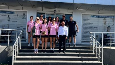 Çanakkale Belediyespor Kadın Voleybol Takımı sağlık kontrollerinden geçti