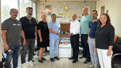 Gökçeada Kent Konseyi'nden AK Parti İlçe Başkanlığı’na ziyaret