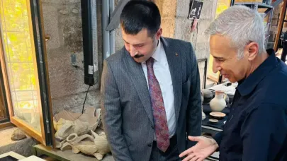 Kaymakam Karalı’dan Assos Kazı Heyeti’ne ziyaret