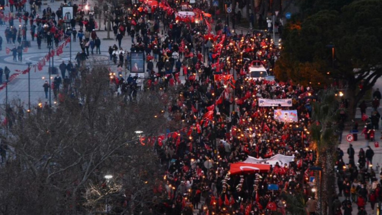 Çanakkale'de 30 Ağustos Korteji