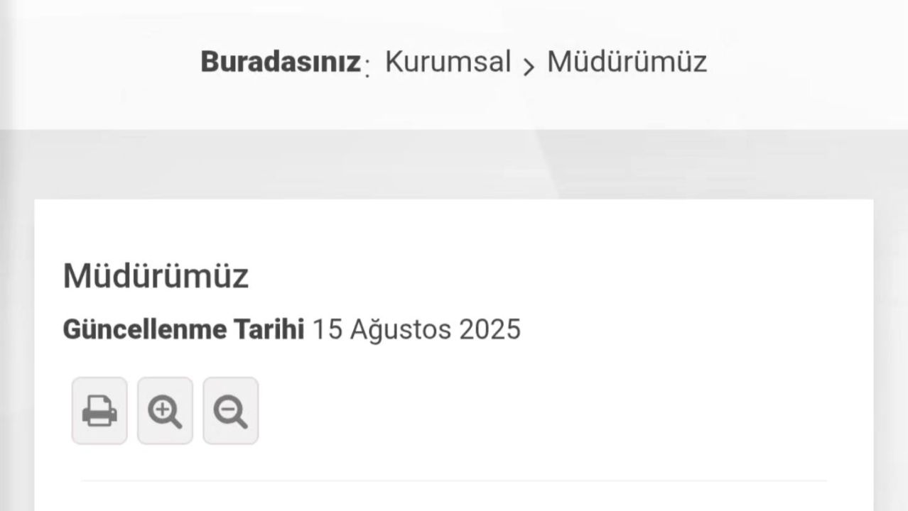 "Aradığınız müdüre 2 haftadır ulaşılamıyor"