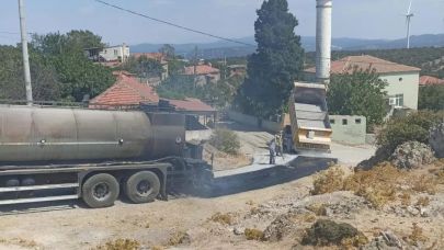 Ayvacık Köylerinde 2. Kat Asfalt Çalışmaları Başladı
