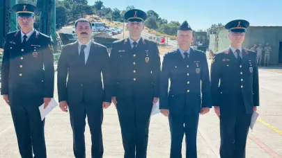 Ayvacık’ta Rütbe Terfi Töreni Gerçekleştirildi