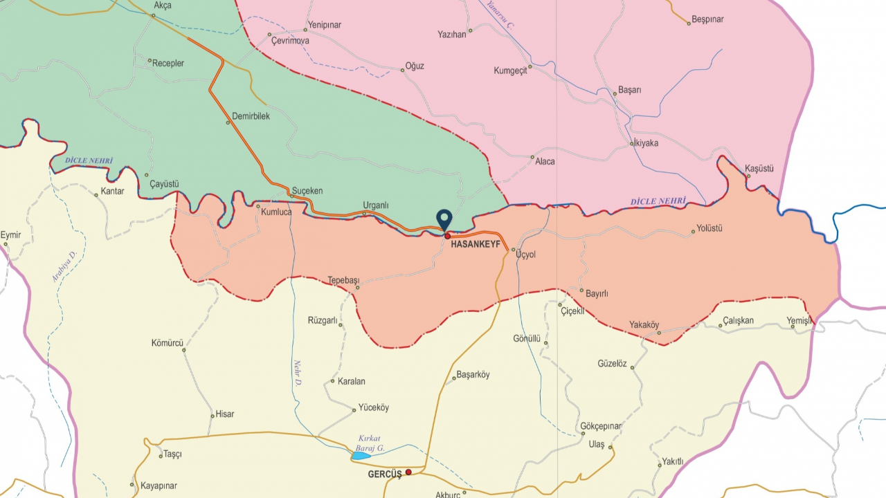 O ilçelerin sınırları değişti.