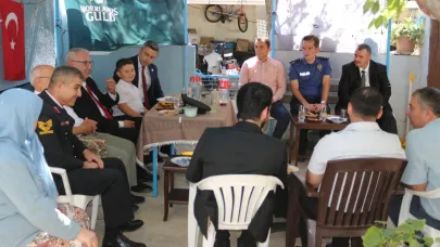 Bayramiç Kaymakamı Bütün’den şehit ve gazi ziyareti