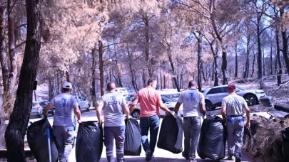 Çanakkale Belediyesi’nden Güzelyalı’da anlamlı temizlik etkinliği