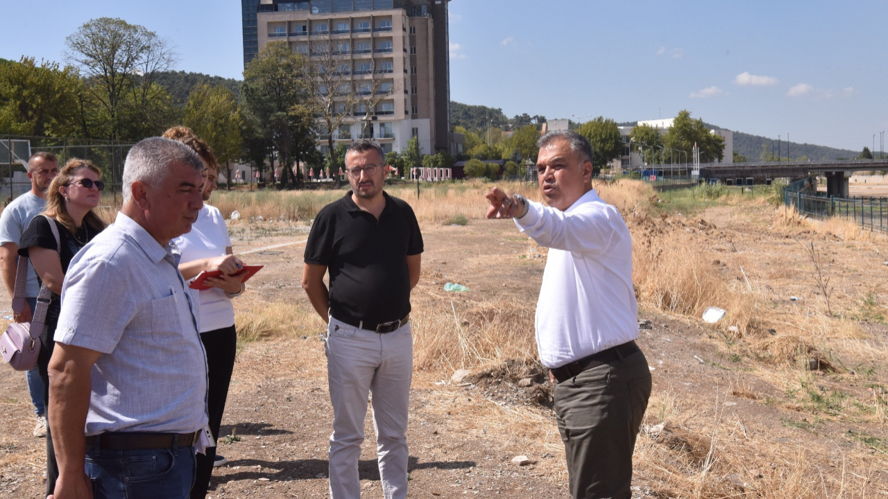 Çan'da başkan Arslan yeni projeleri inceledi
