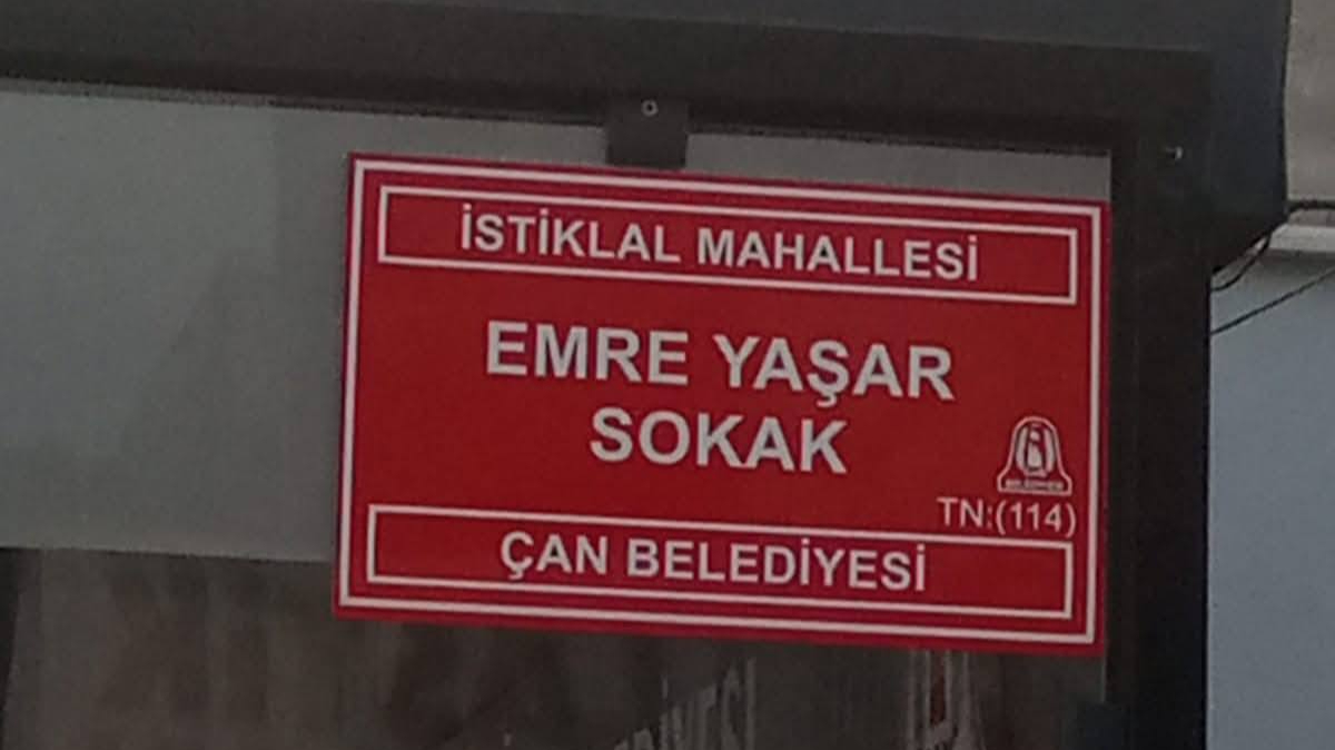 Sokaklara Çan'ın değerlerinin isimleri veriliyor