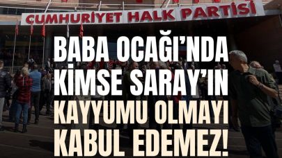 Milletvekili Özgür Ceylan; "Baba Ocağı'nda kimse Saray’ın kayyumu olmayı kabul edemez!"