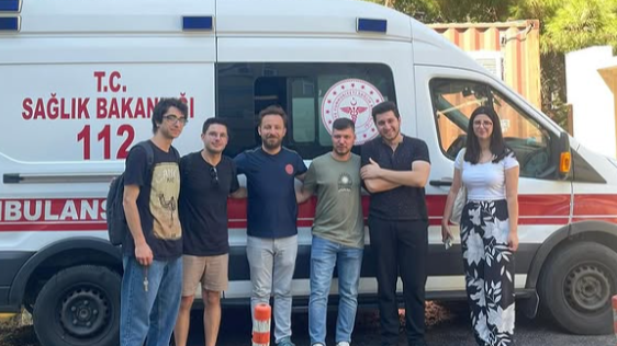 Çanakkale 112 ekiplerine oksijen tüpü eğitimi