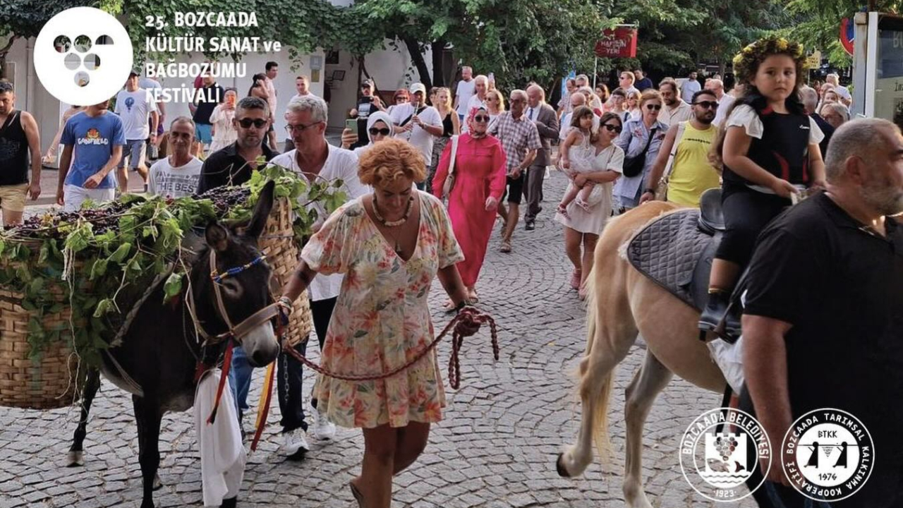 Bozcaada’da Bağbozumu Korteji 5 Eylül’de