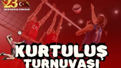 Çan'da Kurtuluş Voleybol Turnuvası Başlıyor