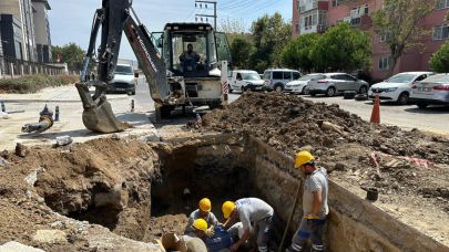 Çanakkale'de altyapı çalışmaları sürüyor