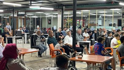 Lapseki’de maç heyecanı