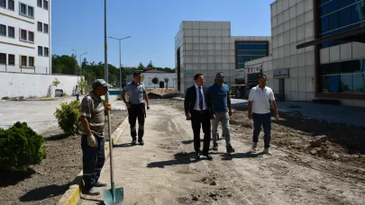 Biga Kaymakamı Kayabaşı Hastane Alt Yapısını İnceledi