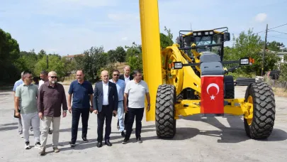 Çan İlçe Özel İdare Filosuna Yeni Greyder Katıldı