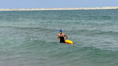Gökçeada’da 4. Açık Deniz Yüzme Maratonu tamamlandı