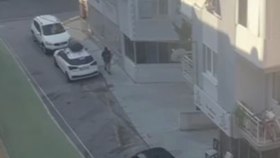 Polis merkezine silahlı saldırı anı görüntüleri ortaya çıktı