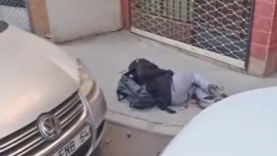 Polis karakoluna saldıran gencin yakalanma anı kamerada