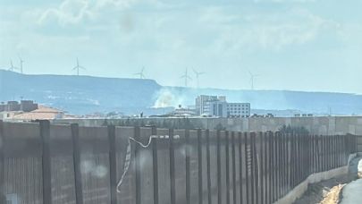 Çınarlı'da dumanlar yükseliyor