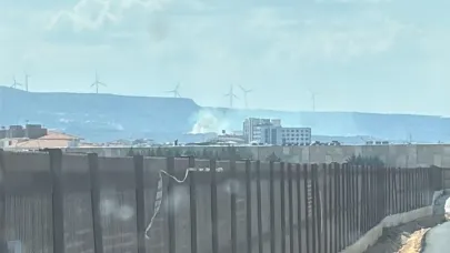 Çınarlı'da dumanlar yükseliyor