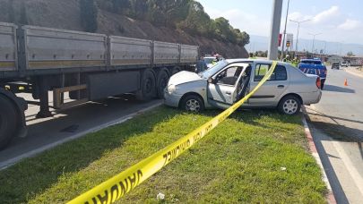 Çan‘da trafik kazası: 1 ölü 1 yaralı