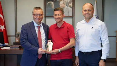 Başkan Alper Şen’den Polat Ubay’a teşekkür