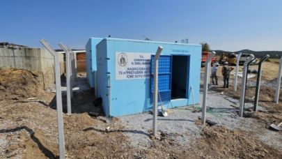 Biga Kaşıkçıoba Köyü’ne yeni içme suyu deposu