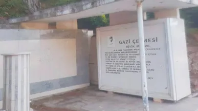 İlçe Başkanı Akgün, Gazi Çeşmesi’nin durumuna dikkat çekti