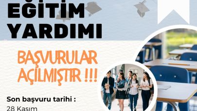 Gökçeada'da öğrencilere eğitim yardımı