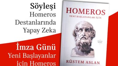 Prof. Dr. Rüstem Aslan “Yeni Başlayanlar için Homeros” kitabını MAHAL’de tanıtacak