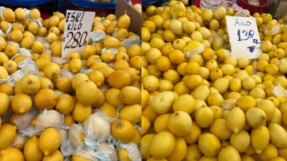 Cuma Pazarı’nda limonun tanesi bir dolar