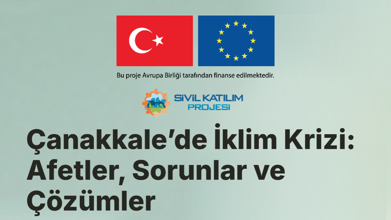 Çanakkale’de İklim Krizi Paneli