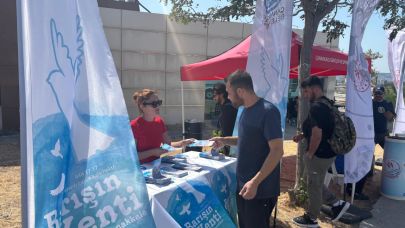 Üniversite öğrencileri karşılandı