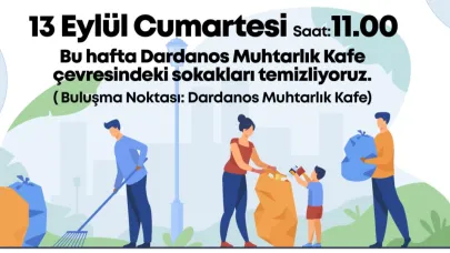 Dardanos'ta temizlik hareketi