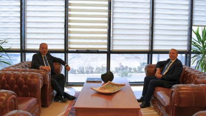 Emniyet Müdürü Kenan Kurt’tan ÇTSO’ya veda ziyareti