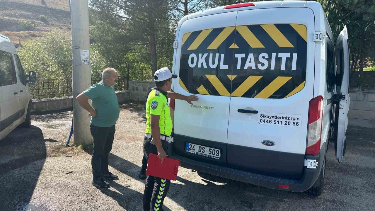 Çanakkale’de Okul Servis Araçlarına Sıkı Denetim