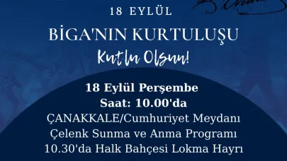 Biga’nın Kurtuluşu kapsamında lokma dağıtılacak