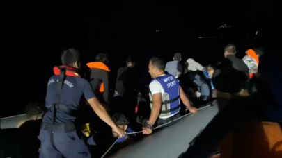 Çanakkale açıklarında 43 kaçak göçmen yakalandı