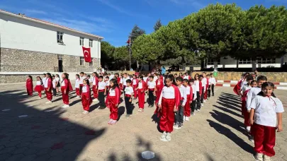 Gökçeada'da İlköğretim Haftası kutlamaları