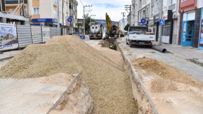 Barbaros Mahallesi’ndeki altyapı çalışmaları tamamlanıyor