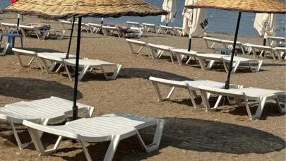 Lapseki’de Halk Plajı sezonu sona erdi